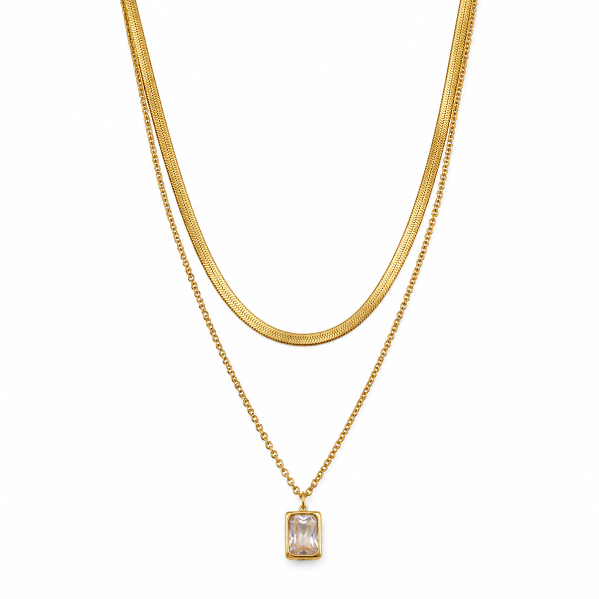 Esmeralda Clear Necklace