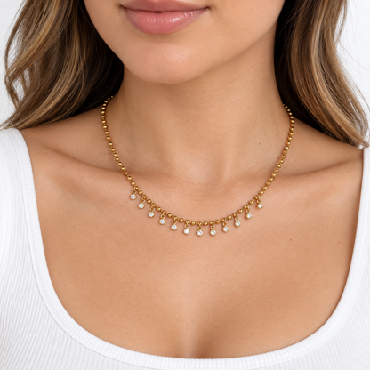Ambar Necklace Clear