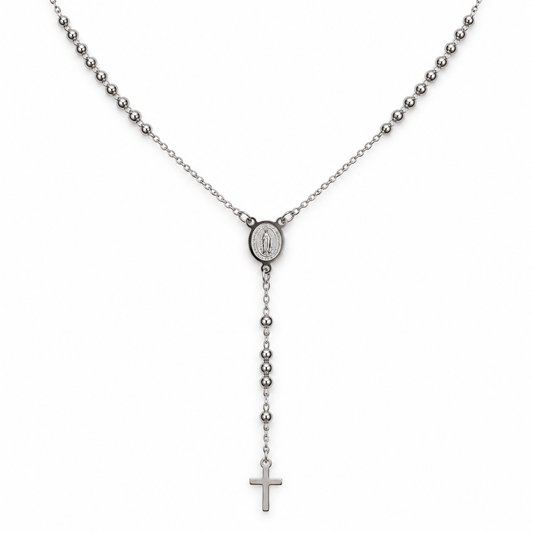 Rosario Necklace Silver