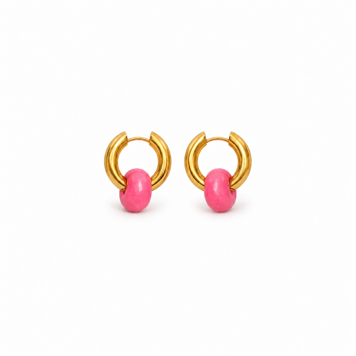 Aria Hoops Pink