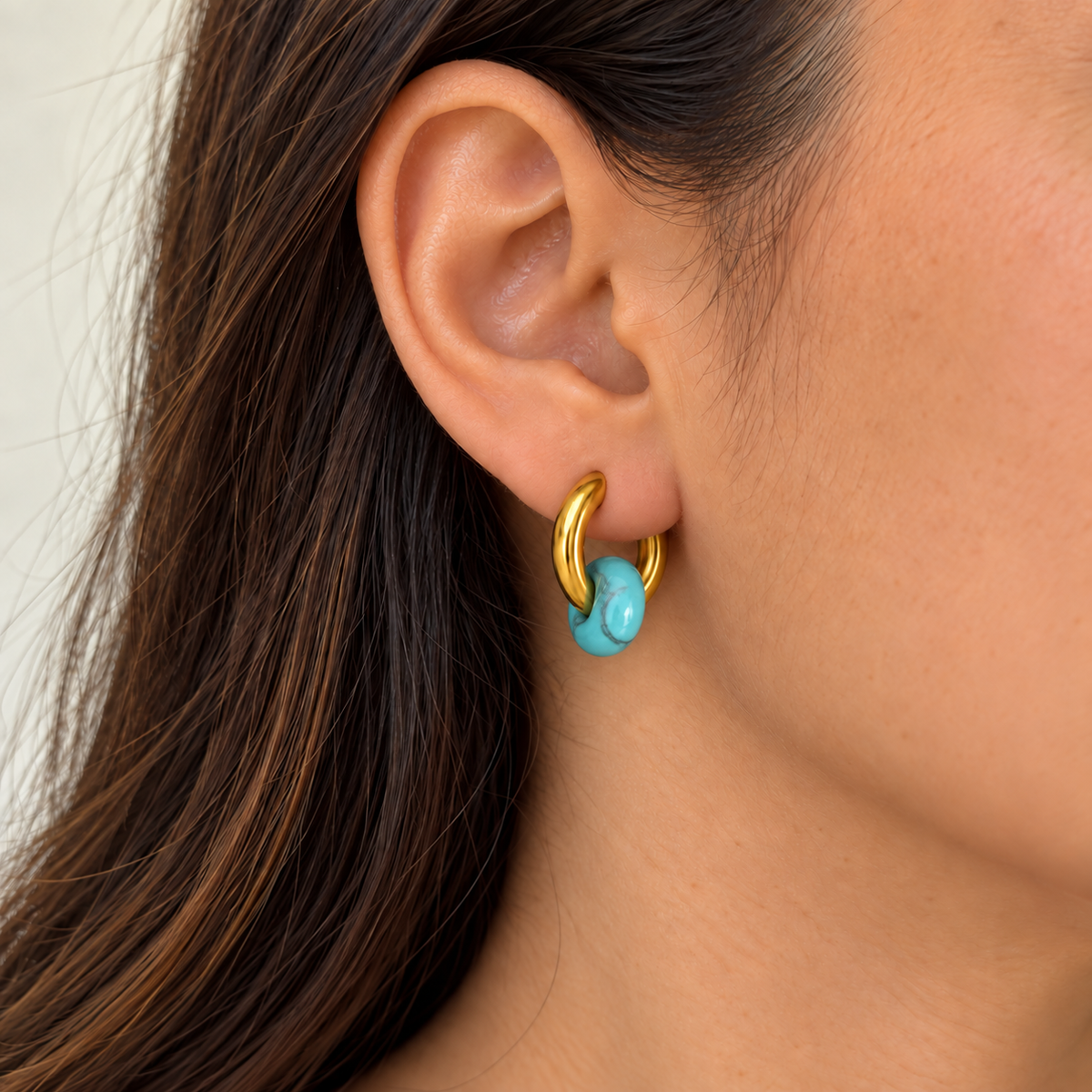 Aria Hoops Turquesa