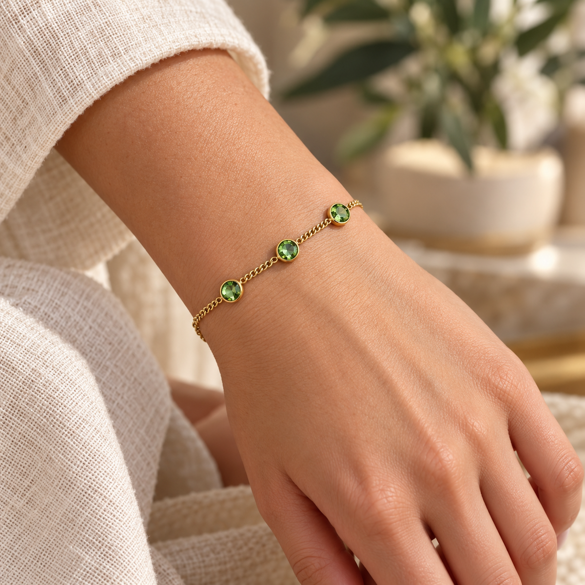 Brillos Bracelet Green